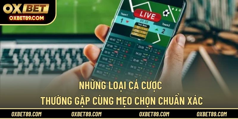 Những loại cá cược thường gặp cùng mẹo chọn chuẩn xác